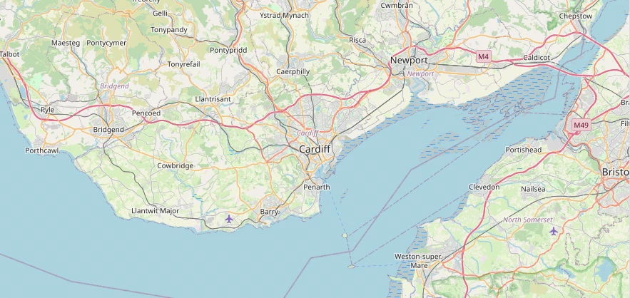 Map of the Cardiff area we cover